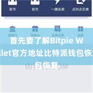 首先要了解Bitpie Wallet官方地址比特派钱包恢复